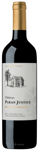Ch?teau Paran Justice Saint-?milion Grand Cru 2018
