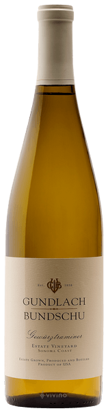 Gundlach Bundschu Estate Vineyard Dry Gew?rztraminer 2014