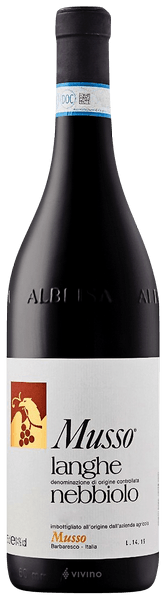 Musso Langhe Nebbiolo 2018