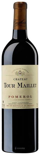 Ch?teau Tour Maillet Pomerol 2018
