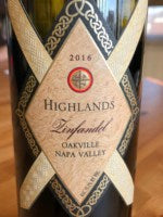 Highlands Zinfandel 2016