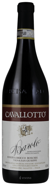 Cavallotto Barolo Riserva Bricco Boschis Vigna San Giuseppe 2012