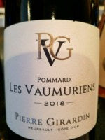 Pierre Girardin Pommard 'Les Vaumuriens' 2018