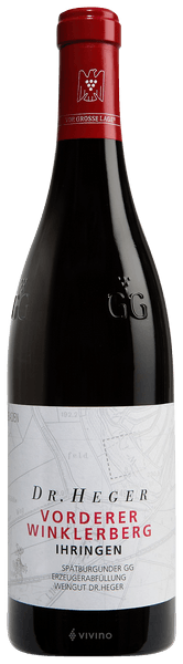 Dr. Heger Vorderer Winklerberg Ihringen Sp?tburgunder GG 2015