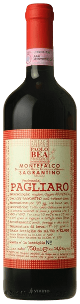 Paolo Bea Pagliaro Montefalco Sagrantino Secco 2015 – SWASO - Selected ...