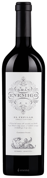 El Enemigo Gran Enemigo Single Vineyard El Cepillo Cabernet Franc 2017
