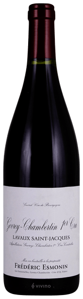 Domaine Fr?d?ric Esmonin Lavaux Saint-Jacques Gevrey-Chambertin 1er Cru 2018