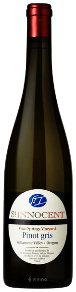St. Innocent Vitae Springs Vineyard Pinot Gris 2015