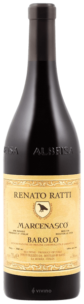 Renato Ratti Barolo Marcenasco 2016