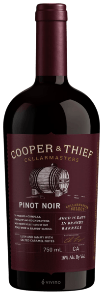 Cooper & Thief Pinot Noir (Aged in Brandy Barrels) 2019