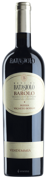 Batasiolo Barolo Bussia Vigneto Bofani 2009