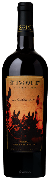 Spring Valley Vineyard Mule Skinner Merlot 2014