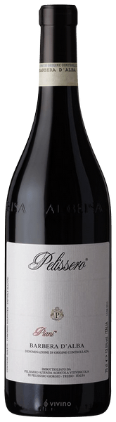 Pelissero Barbera d'Alba Piani 2019