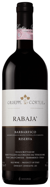 Giuseppe Cortese Barbaresco Riserva Rabaj? 2004