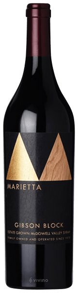 Marietta Gibson Block (Estate Grown) Syrah 2016