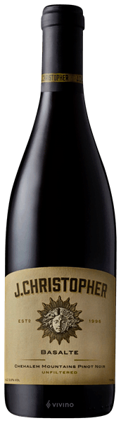 J. Christopher Basalte Unfiltered Pinot Noir 2018