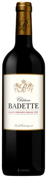 Ch?teau Badette Saint-?milion Grand Cru 2018