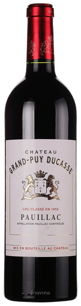 Ch?teau Grand-Puy Ducasse Pauillac (Grand Cru Class?) 1982
