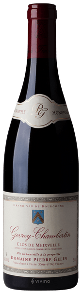Domaine Pierre Gelin Gevrey-Chambertin Clos de Meixvelle 2010