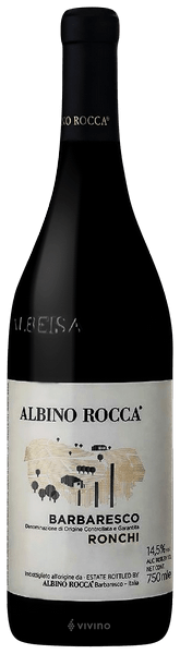 Albino Rocca Barbaresco Vigneto Brich Ronchi 2016