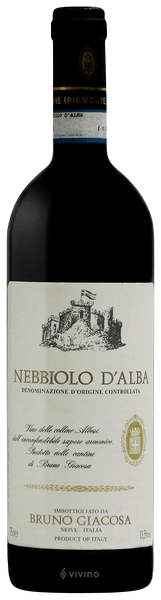 Bruno Giacosa Nebbiolo d’alba 2018