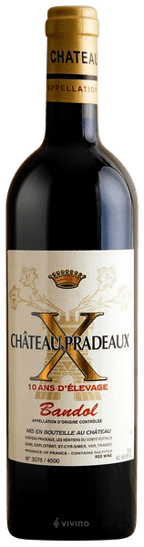 Ch?teau Pradeaux Bandol X 10 Ans d’Elevage 2007