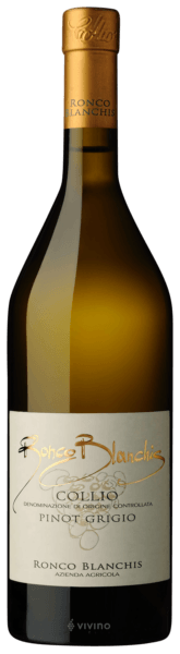 Ronco Blanchis Collio Pinot Grigio 2018