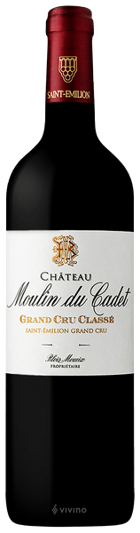Ch?teau Moulin du Cadet Saint-?milion Grand Cru (Grand Cru Class?) 2018