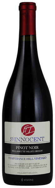 St. Innocent Temperance Hill Vineyard Pinot Noir 2015