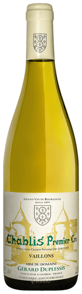 Gerard Duplessis Chablis Premier Cru 'Vaillons' 2018