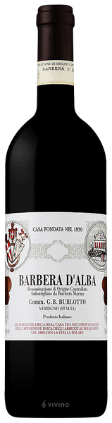 Comm. G.B. Burlotto Barbera d'Alba 2017