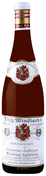 Fritz Windisch Niersteiner Auflangen Riesling Sp?tlese 2017