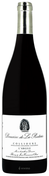 Domaine de la Rectorie L'Argile Collioure 2016