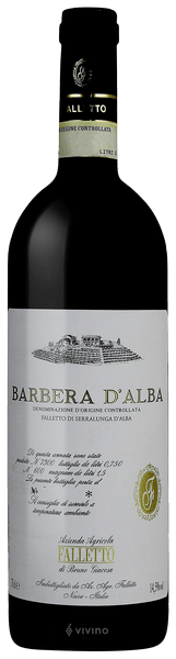 Bruno Giacosa Falletto Barbera d'Alba 2012