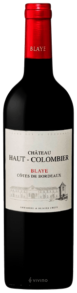 Ch?teau Haut-Colombier Blaye - C?tes de Bordeaux Rogue 2019