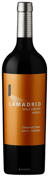 Lamadrid Cabernet Franc Reserva Single Vineyard 2015