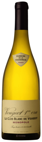 Domaine de la Vougeraie Vougeot 1er Cru 'Le Clos Blanc de Vougeot' (Monopole) 2011