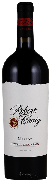 Robert Craig Merlot Howell Mountain 2015