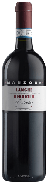 Manzone Il Crutin Langhe Nebbiolo 2018