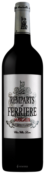 Ch?teau Ferri?re Les Remparts de Ferri?re Margaux 2015