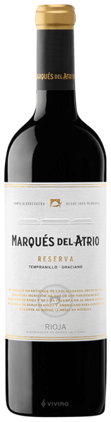 Marques del Atrio Reserva 2015