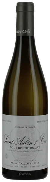 Marc Colin Saint-Aubin 1er Cru Sous Roche Dumay 2018