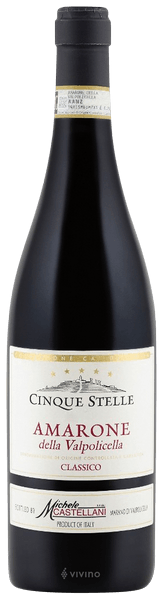 Castellani Michele Collezione Ca' Del Pipa Cinque Stelle Amarone della Valpolicella Classico 2013