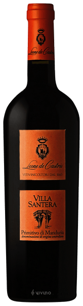 Leone de Castris Villa Santera Primitivo di Manduria 2017