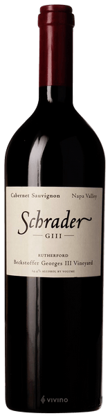 Schrader Cabernet Sauvignon GIII (G3) Beckstoffer Georges III Vineyard 2016