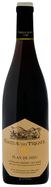 Ch?teau du Trignon Plan de Dieu C?tes du Rh?ne Villages 2017