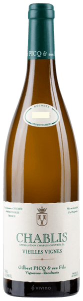 Gilbert Picq Vieilles Vignes Chablis 2019
