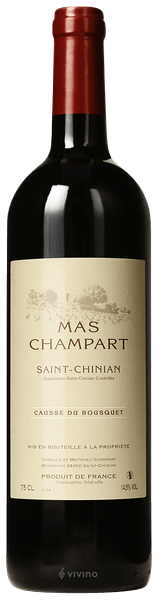 Mas Champart Causse du Bousquet Saint-Chinian 2018