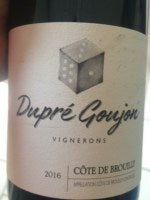 Dupr? Goujon C?te de Brouilly 2016