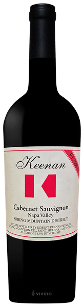 Keenan Reserve Cabernet Sauvignon 2014